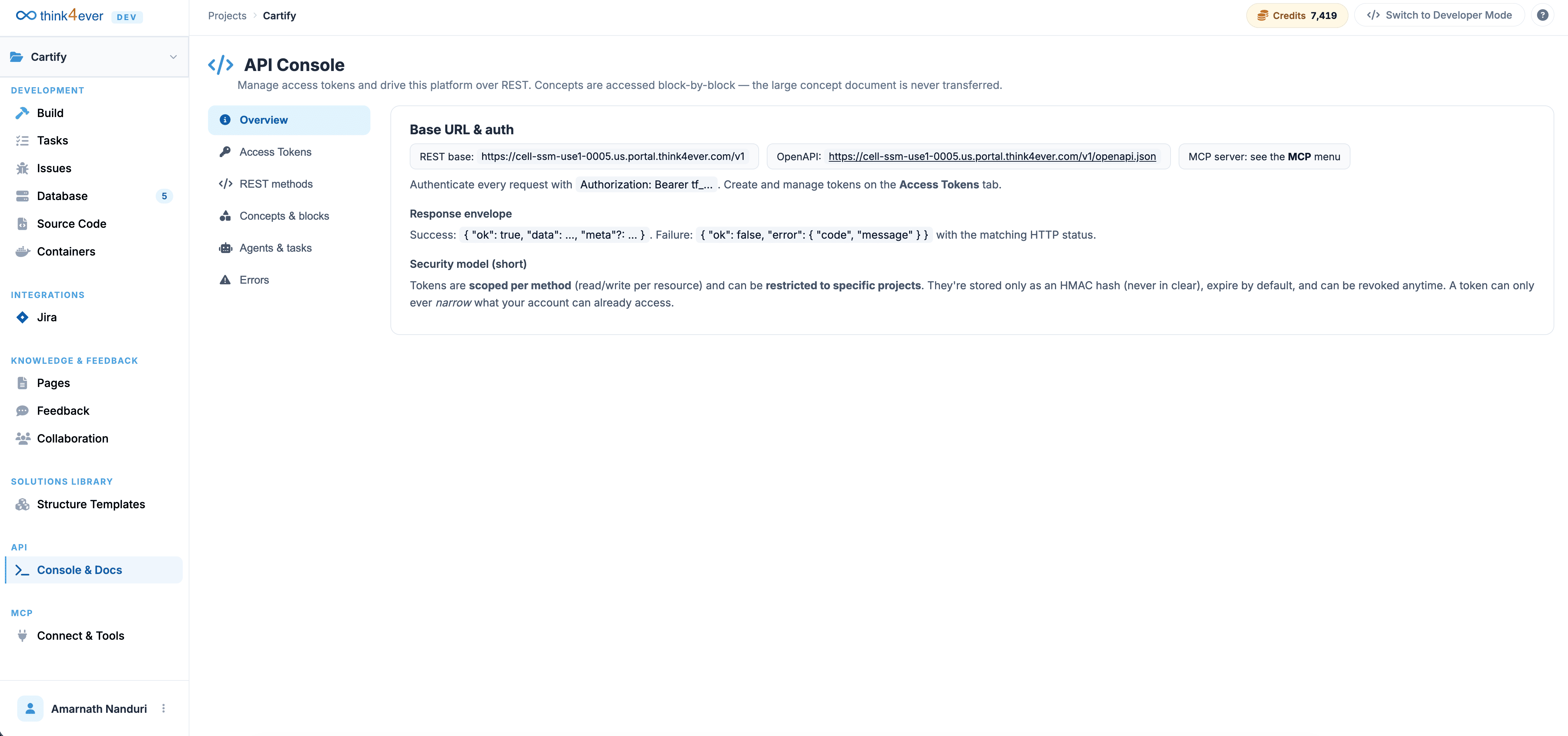 API Overview