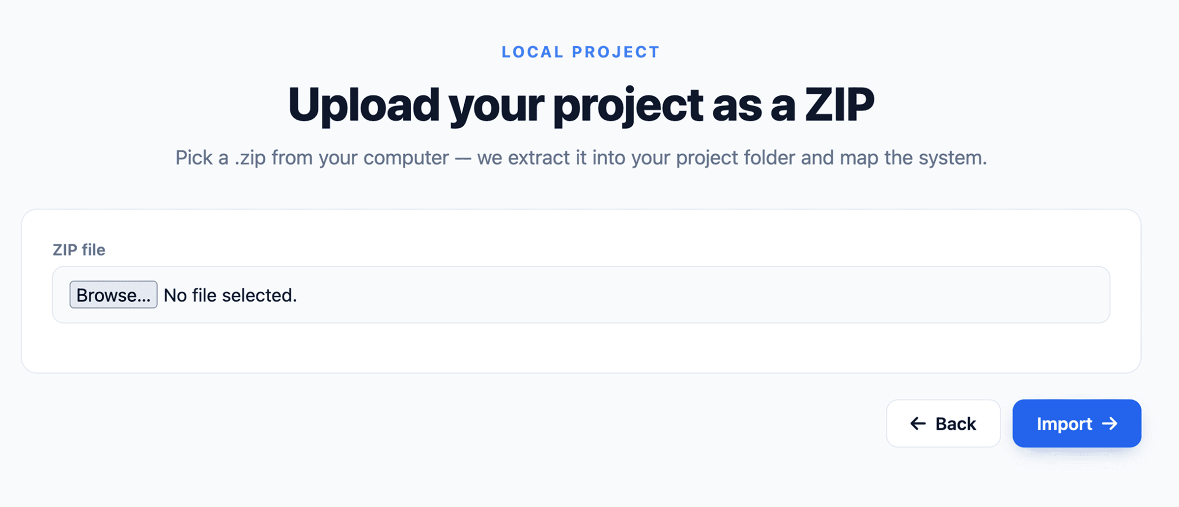 Create Project