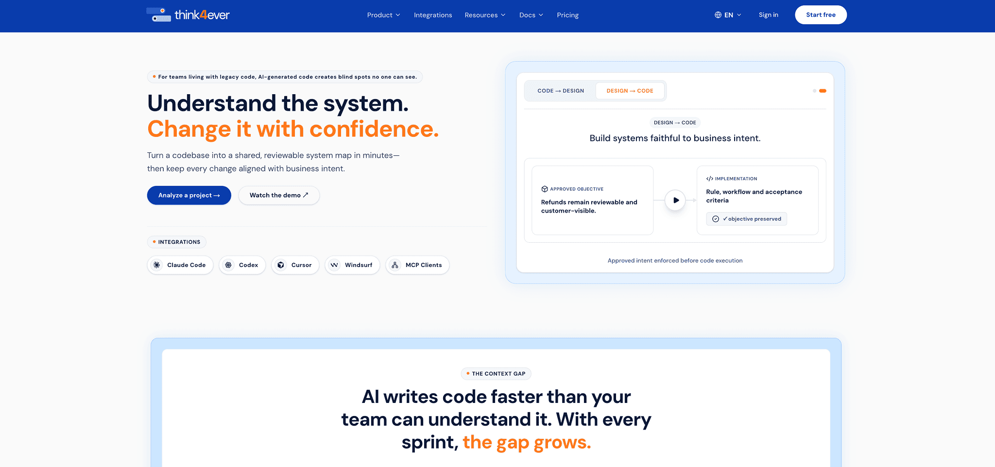 Access the Landing Page