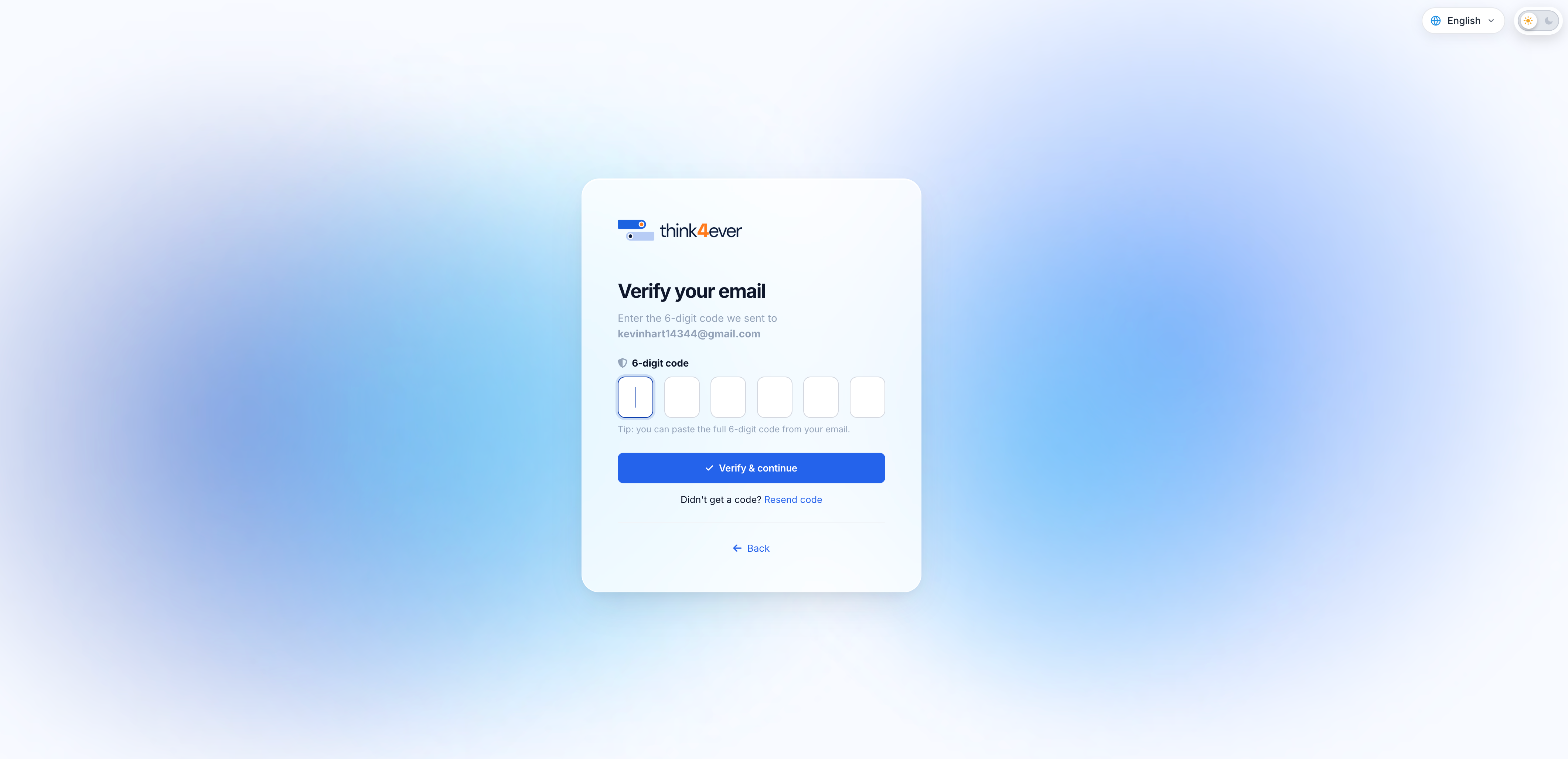 Email Verification